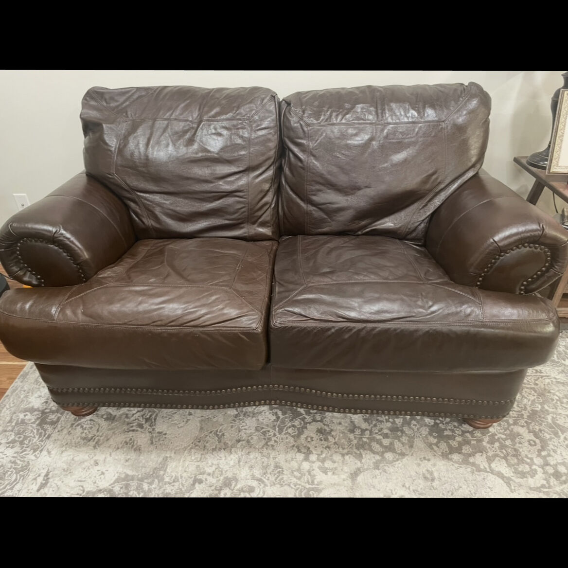 Top Grain Leather Sofa & Loveseat Set