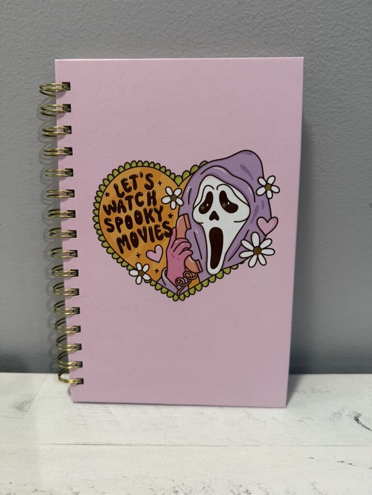 Halloween Ghostface Spiral Notebook