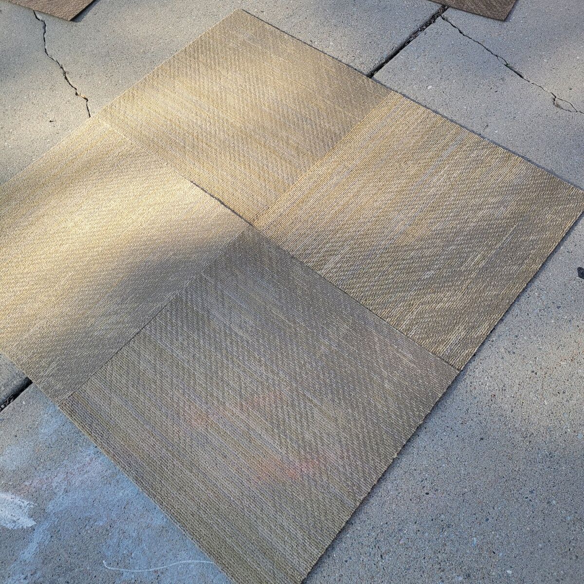 Carpet tile, $0.50 per square foot