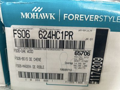 Mohawk Foreverstyle FS06 Oak Wood Porcelain Floor & Wall Tile - 6x24in, 14.55 sq ft/box