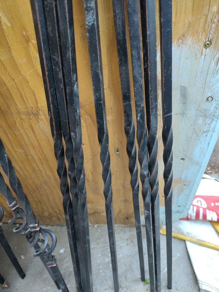 Twisted Metal Balusters for Railings/Decor