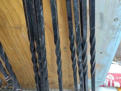 Twisted Metal Balusters for Railings/Decor