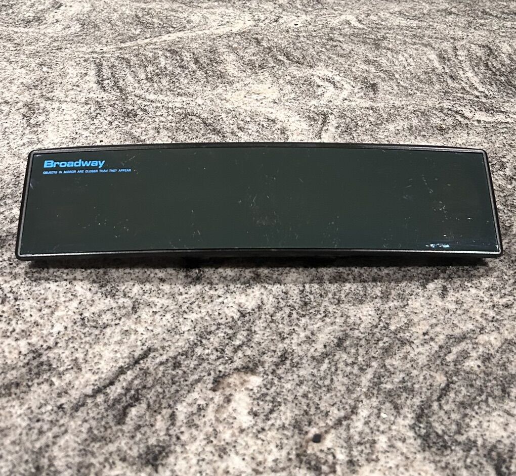 Broadway Rear View Blue Mirror