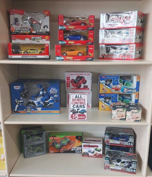 RC Car Sale! One Week Only! June 9 thru 13th. All Remote Control Cars are just $5 each!