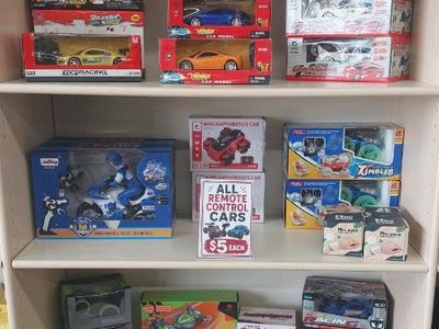 RC Car Sale! One Week Only! June 9 thru 13th. All Remote Control Cars are just $5 each!