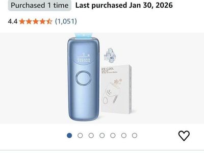 Brand new laser hair removal device