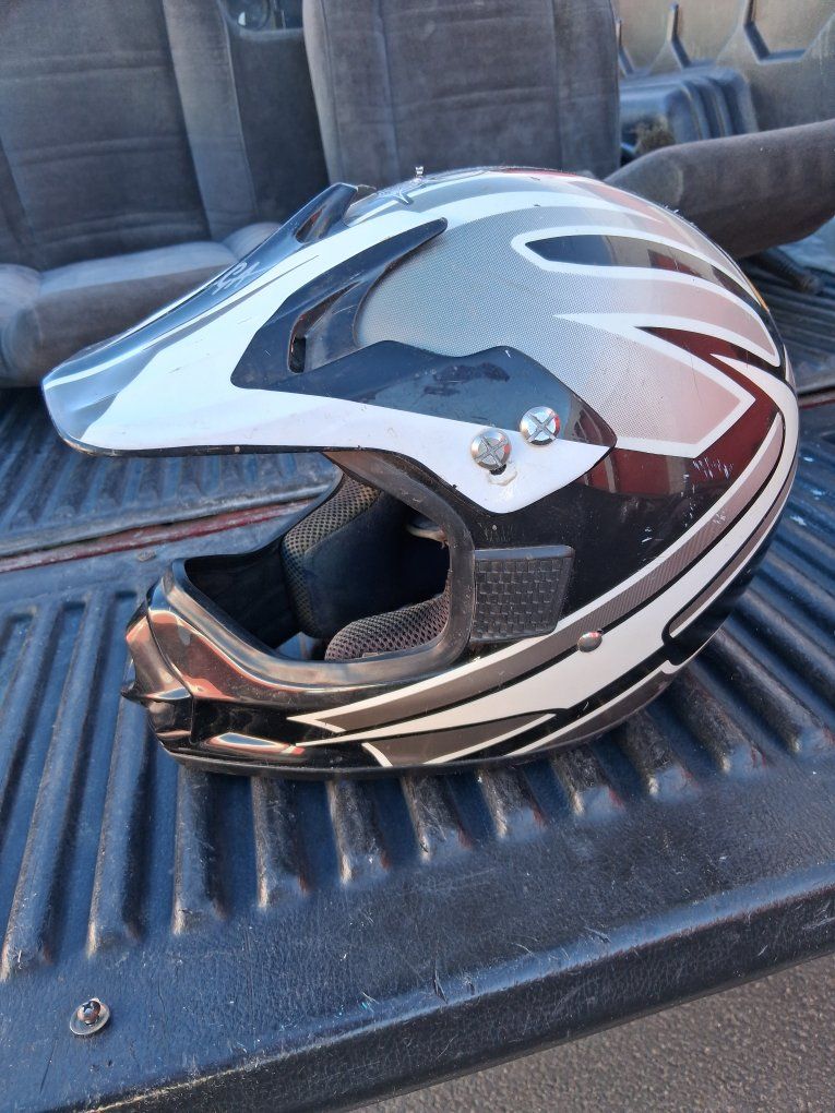 Vera Motocross Motorcycle Helmet Medium Good!