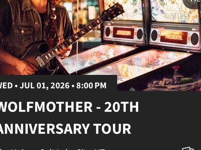 Wolfmother 20th Anniversary Tickets - July 1, 2026, 8:00 PM