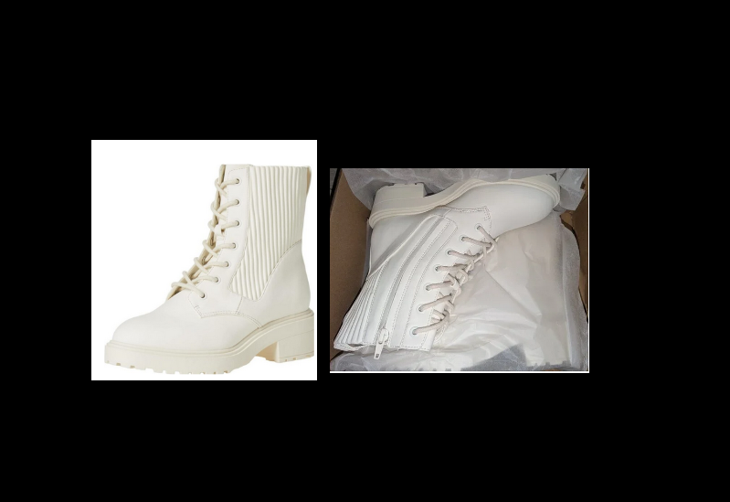 Women's size 7 Rubberized Combat Boots Chunky Sole  New Boxed