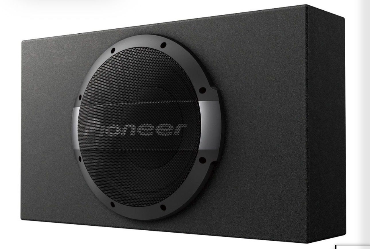Open Box Pioneer TS-WX1010LA 10" 300W RMS Shallow Sealed Powered Subwoofer