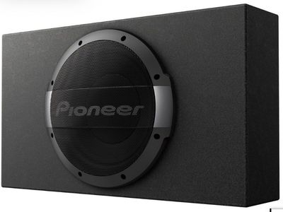 Open Box Pioneer TS-WX1010LA 10" 300W RMS Shallow Sealed Powered Subwoofer
