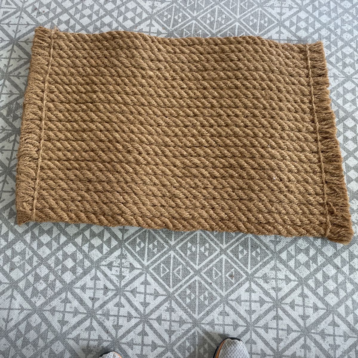 30 x 48 Roped In Door Mat Natural Color Robust Door Mat 2" Thick