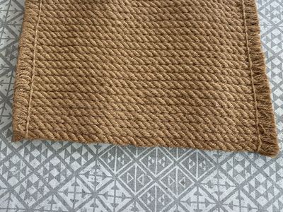 30 x 48 Roped In Door Mat Natural Color Robust Door Mat 2" Thick