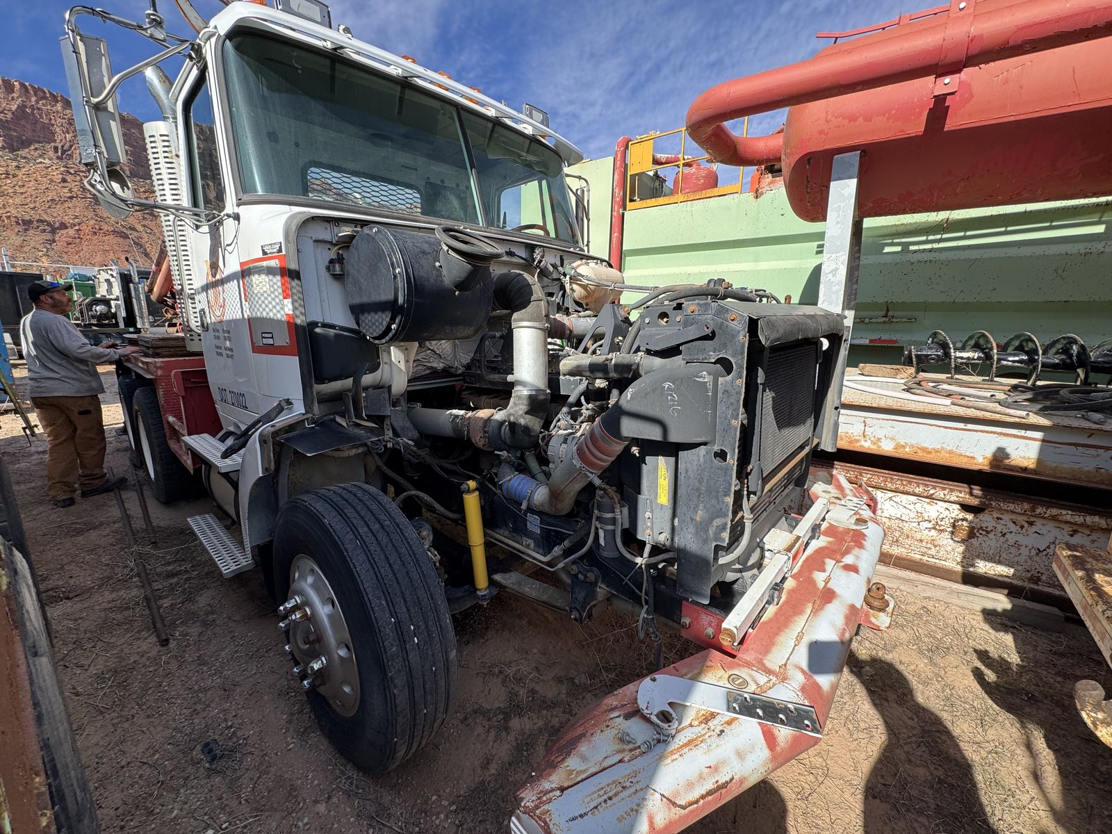 1995 GMC WCA Texoma 270-10 on Drill Truck