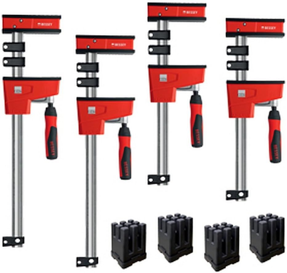 BESSEY KREK2440 K BODY REVO CLAMP KIT, 2 X 24”, 2 X 40” & 1 SET OF KP BLOCKS - 1700 LBS NOMINAL CLAMPING FORCE. NEW IN BOX!!!