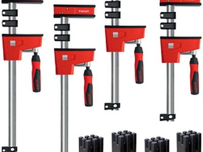 BESSEY KREK2440 K BODY REVO CLAMP KIT, 2 X 24”, 2 X 40” & 1 SET OF KP BLOCKS - 1700 LBS NOMINAL CLAMPING FORCE. NEW IN BOX!!!