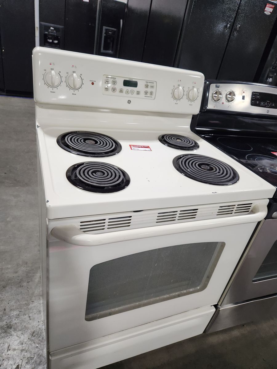 GE Electric Range Stove 4-Burner Oven Kitchen Appliance