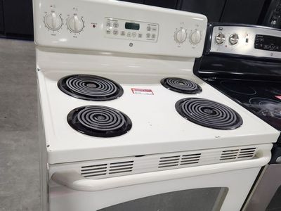 GE Electric Range Stove 4-Burner Oven Kitchen Appliance