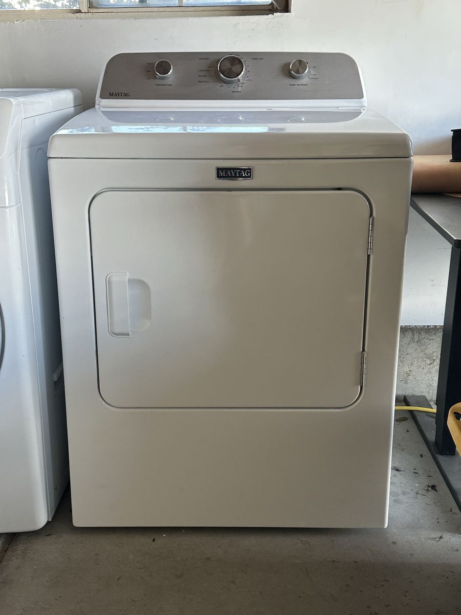 Maytag MED4500MW0 7.0 cu. ft. White Electric Top-Load Dryer w/ Moisture Sensing & Wrinkle Prevent