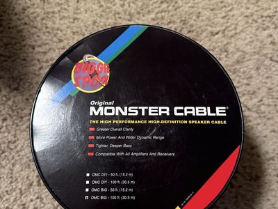 Monster Cable NEW Heavy Duty #12 Speaker Wire