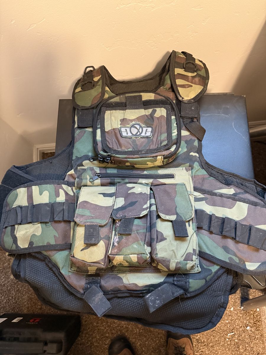 Paintball Vest Pack With Lots of Storage