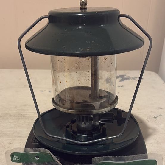 Classic Coleman C-97 2 Mantle Propane Camping Lantern with Case