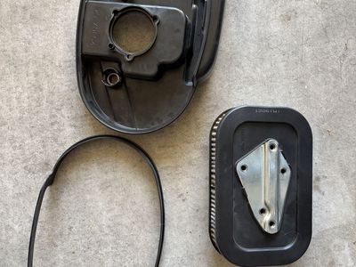 Stock Harley sportster airbox and filter