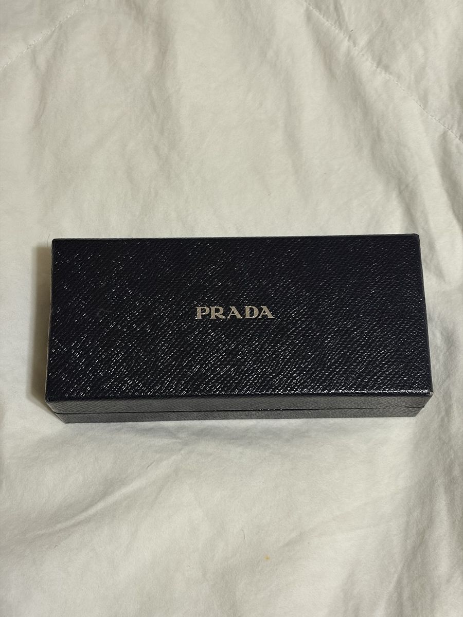 Prada Brown Silver Rectangular Glasses Italy VPR18G 101 52 16 135