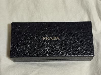 Prada Brown Silver Rectangular Glasses Italy VPR18G 101 52 16 135