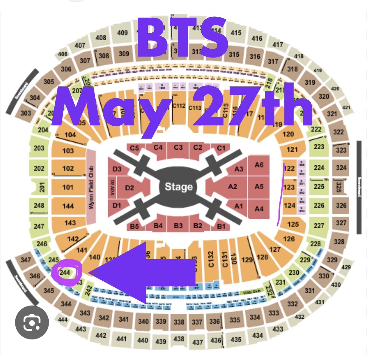 BTS May 27th in Las Vegas