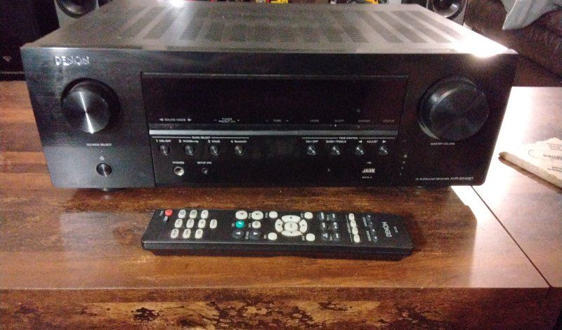 Denon AVR-S540BT 5.2 Ch AV Surround Receiver with 4K Ultra HD & Bluetooth + Remote