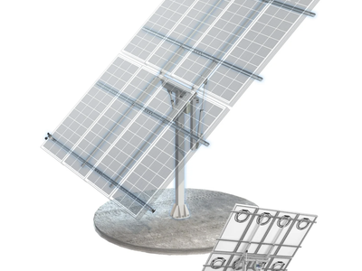 brand new ECO-WORTHY Dual Axis Solar Tracker Pro with tracker controller