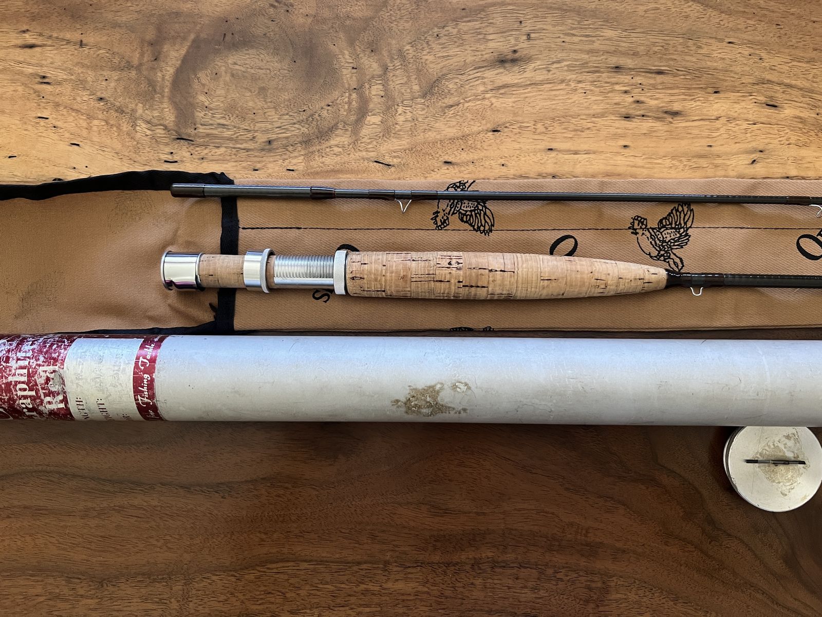 Classic first generation Orvis Graphite Far & Fine 7'9" 5 wt fly rod