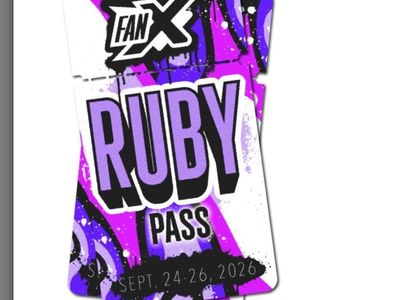 FANX Ruby Pass Ticket - Sept 24-26, 2026
