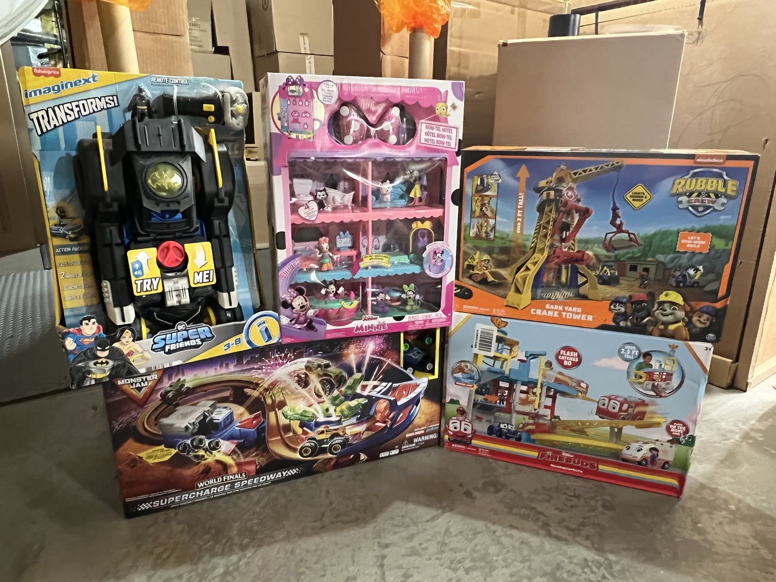 NEW: Imaginext Batman, Paw Patrol, Minnie Mouse, Firebuds, Monster Jam Toys