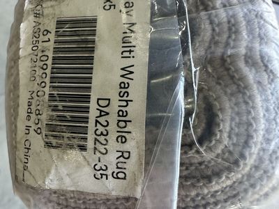 Annie Selke Clay Multi Washable Rug Runner 2.5x8 ft and Rug 3x5 ft - New