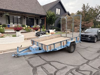 6.25’ x 10’ Heavy Duty Utility Trailer with Ramp Gate | Great for ATV, UTV, Mower, Landscaping