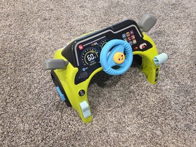Fisher-Price Interactive Learning Dashboard Toy with Steering Wheel