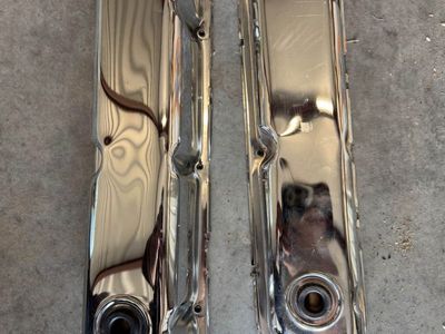 Ford 302 V8 Chrome Valve Covers New 351w 5.0
