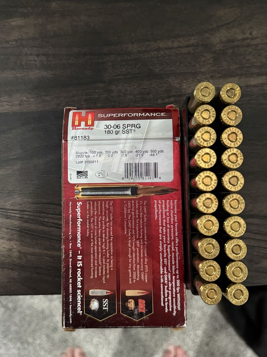 Hornady SST 180 gr 30-06