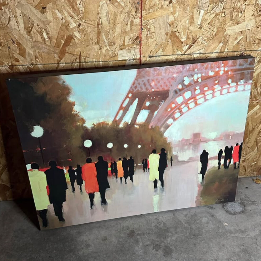 Eiffel Tower Canvas Painting