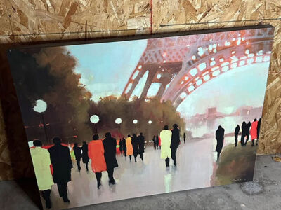 Eiffel Tower Canvas Painting