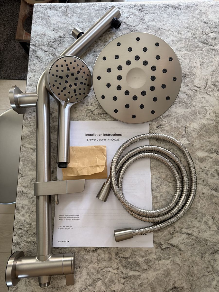 Kohler HydroRail Shower Column 3in1 Set