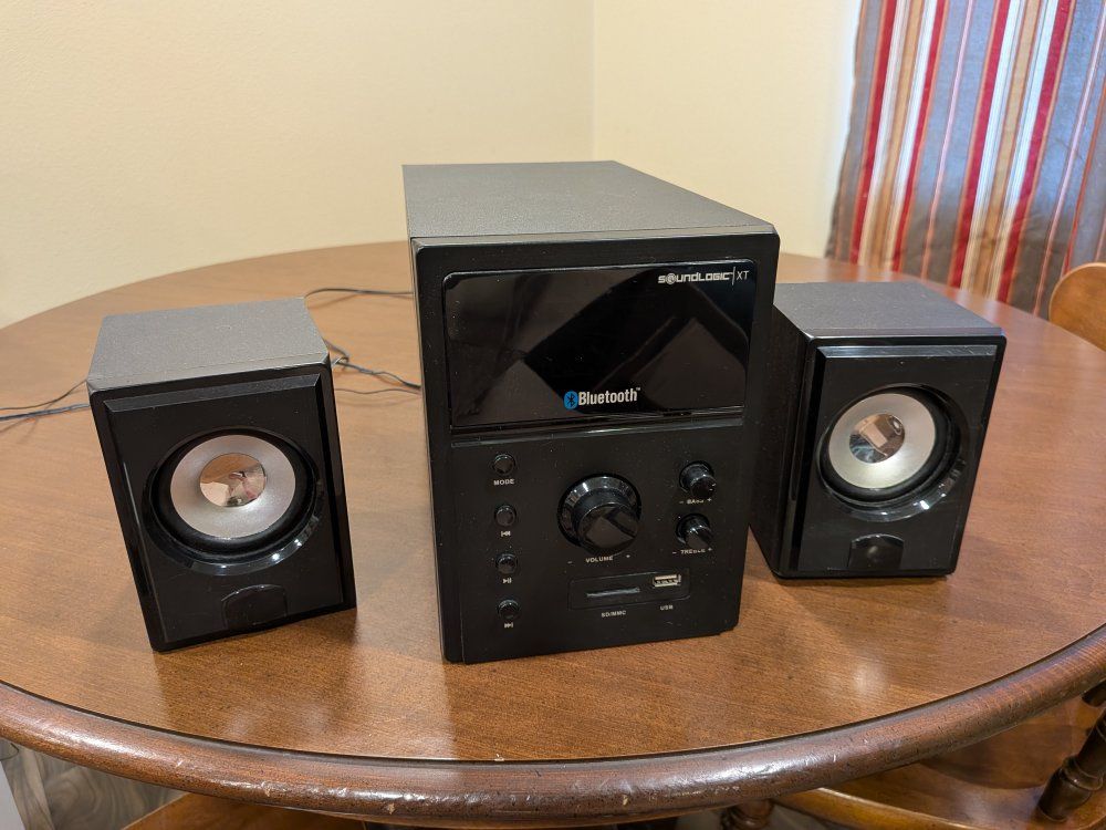 SoundLogic XT Bluetooth 2.1 Component Speaker System with Subwoofer & Remote Control