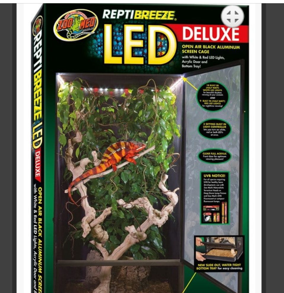 LED Screen XL Enclosure Vivarium Terrarium Reptile