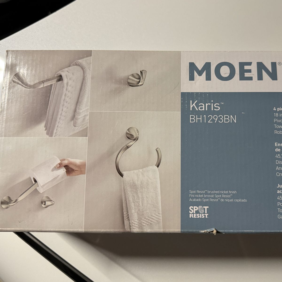 Moen 4  Piece Bathroom Accessory