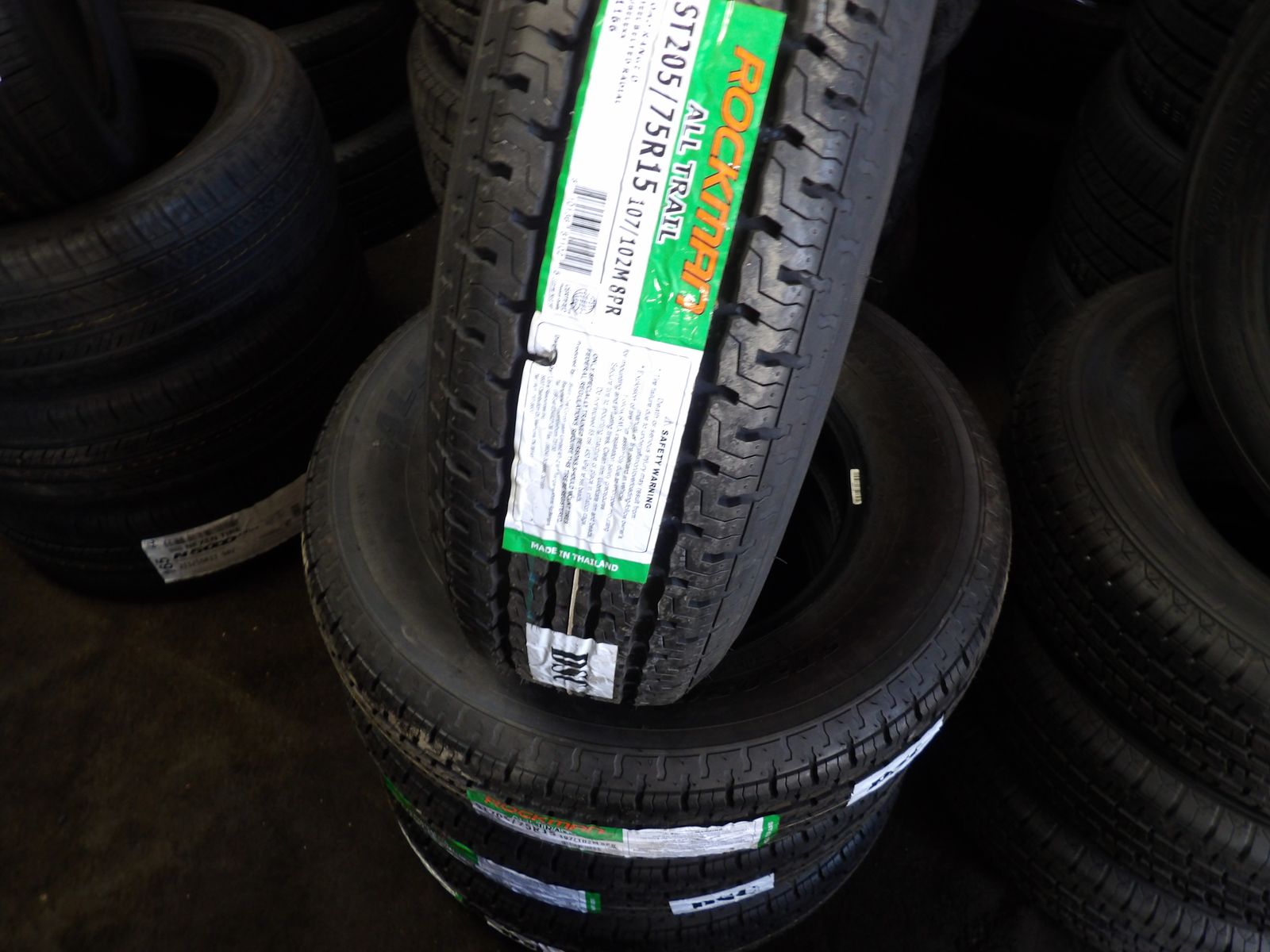 205/75R15 ROCKMAN ALL TRAIL SET OF NEW TRAILER TIRES