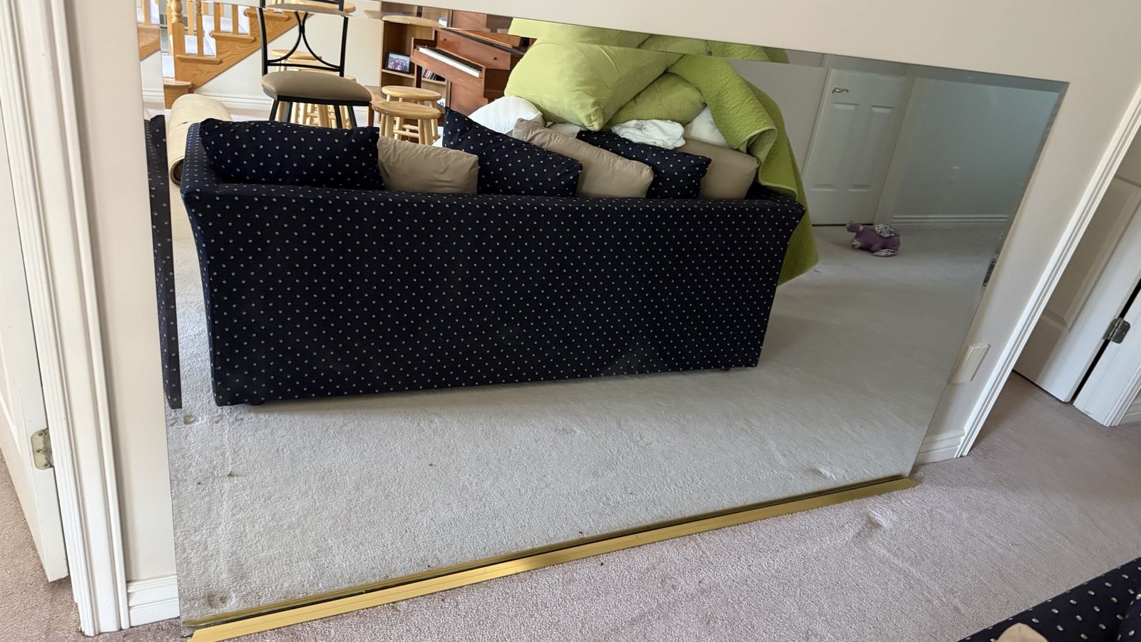 Wall Mirror (47x78) with Metal Bezel