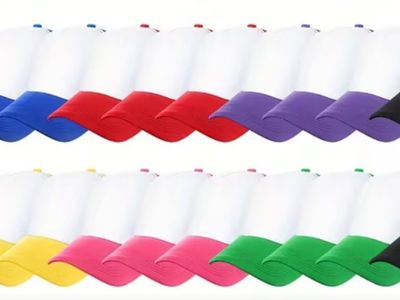 New 48 Pack Trucker Hat Bulk Polyester Adjustable Plain Mesh Sublimation Blank
