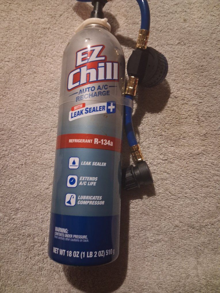 EZ Chill R-134a Auto A/C Recharge Kit with Leak Sealer. This product is an all-in-one do-it-yourself